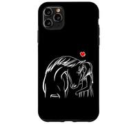 Caballos chica amor jinete amante de los caballos Carcasa para iPhone 11 Pro Max