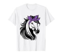 Caballos con Bandanas para Montar a Caballo Amante de los Caballos Camiseta