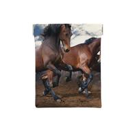 Caballos Corriendo, Squeeze Top Wallet Bolsa de Almacenamiento para Mujer Monedero pequeño Bolsa de Cambio