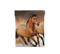 Caballos Corriendo, Squeeze Top Wallet Bolsa de Almacenamiento para Mujer Monedero pequeño Bolsa de Cambio