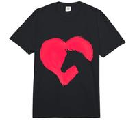 Caballos de Amor Corazón de Caballo Rosa, Amante del Caballo Rosa Amor del Caballo Comfort Colors Adult Heavyweight T-Shirt