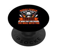 Caballos de Fuerza es lo rápido Que golpeas la Pared Divertido mecánico de Coches PopSockets PopGrip Adhesivo