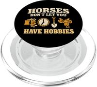 Caballos Estilo de Vida Identidad Ecuestre Orgulloso Propietario de Caballos Vida PopSockets PopGrip para MagSafe