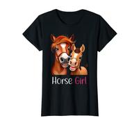 Caballos Hobby Horse Girl Comic Caballos Caballos Niñas Camiseta
