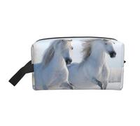 Caballos moteados raros al Galope, Bolsa de Maquillaje Bolsa de cosméticos Bolsa de artículos de tocador de Viaje portátil Organizador de Bolsa de Maquillaje