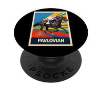 Caballos Pavlovianos, Carreras de Caballos, Santa Anita, del Mar, Caballos PopSockets PopGrip Adhesivo