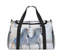 Caballos raros moteados al Galope,Bolsas Deportivas, Bolsos de Viaje Deportivos Cruzados de Mano, Bolsas de Viaje de Gran Capacidad para Mujeres y Hombres.