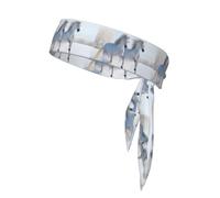 Caballos raros moteados al Galope, Cinta para la Cabeza, Diadema Deportiva con Lazo, Cinta para el Sudor Multiusos para Hombres y Mujeres.