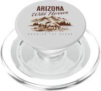 Caballos Salvajes de Arizona Que deambulan Gratis en el Oeste del río Sal PopSockets PopGrip para MagSafe