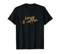 Caballos y café, Escritura Minimalista del Sur del Oeste Camiseta