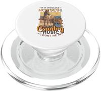 Caballos y música Country Divertida Guitarra Ecuestre Occidental PopSockets PopGrip para MagSafe