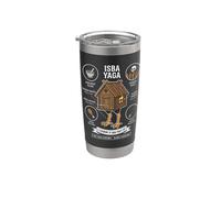 Cabana Baba Yaga Taxonomia Folclore Eslavo Vaso térmico de acero inoxidable de doble pared