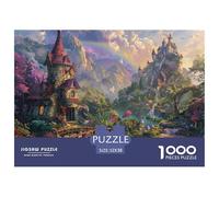 Cabaña Bosque de Cuentos Puzzle de 1000 Piezas Papel para Adultos Relajación Decoración Hogar 52x38cm/1000pcs