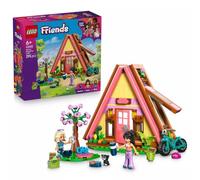 LEGO Friends Cabaña de Glamping en la Naturaleza - Casa de Juguete con 2 Mini Muñecas, Figura de Gato y Accesorios Inc. Camas y Comida - Regalo de Cumpleaños para Niñas de 6+ Años - 42682