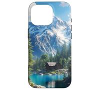 Cabaña de montaña Retiro Junto al Lago Carcasa para iPhone 16 Pro