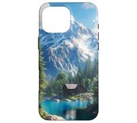 Cabaña de montaña Retiro Junto al Lago Carcasa para iPhone 16 Pro MAX