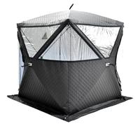 Cabaña de Pesca en Hielo aislada Tienda de Pesca de Invierno Tienda de Pesca en Hielo Refugio portátil for Pesca en Hielo Impermeable y a Prueba de Viento(Sauna Style L)