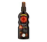 Cabana Sun Deep Tanning Dry Oil Spray Coconut Water Resistant 200ml SPF6 by Cabana Sun