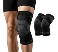 CABAPLUS Rodilleras Menisco y Ligamentos Pack 2 | Rodillera Rotuliana Completa | Transpirables y Antideslizantes con Compresion | Talla Universal | Rodilleras para Running, Gimnasio y Crossfit