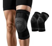 CABAPLUS Rodilleras Menisco y Ligamentos Pack 2 | Rodillera Rotuliana Completa | Transpirables y Antideslizantes con Compresion | Talla Universal | Rodilleras para Running, Gimnasio y Crossfit