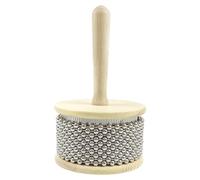 Cabãsa de madera - Madera, agitador de mano, ritmo suave, instrumento de apretón de manos duradero, sonajero para música latinoamericana para actuaciones de banda, grabación de estudio y uso en