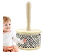 cabasas de madera - Instrumento musical de percusión, cabasas de bolsillo de mano | Instrumento de cabasas de madera para adultos, herramienta de percusión manual para músicos, sonidos vibrantes para