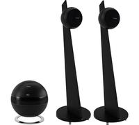 Cabasse 2x Riga 2 negro mate / negro mate + The Pearl Sub negro mate - Sistema de altavoces 2.1, Subwoofer inalámbrico, 1000 W