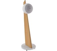 Cabasse Baltic 5 blanco sobre pie roble natural