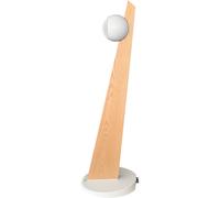 Cabasse iO3 blanco mate sobre pie roble - Altavoz hi-fi compacto, 2, 80 W, 8 ohm