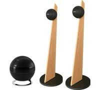 Cabasse Pack iO3 negro mate sobre pie roble + The Pearl SUB negro mate - Sistema de altavoces 2.1