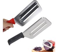 Cabbage Shredder, Stainless Steel Cabbage Shredder, Multifunctional Vegetable Cutter for Coleslaw, Easy to Clean & Durable (2pcs)