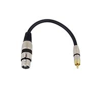 Cabe RCA a XLR hembra para equipos PA Adaptador SADC