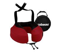 Cabeau Evolution S3 - Almohada de Viaje con Correas al Asiento del avión, asegura Que tu Cabeza no se caiga hacia adelante, relájate con Espuma viscoelástica de Felpa, Tela de Secado rápido Que te