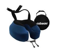 Cabeau Evolution S3 Travel Pillow - Straps to Airplane Seat - Ensures Your Head Won'T Fall Forward - Relax with Plush Memory Foam - Quick-Dry Fabric Keeps You Cool and Dry (Indigo)..