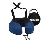 Cabeau Evolution S3 Travel Pillow - Straps to Airplane Seat - Ensures Your Head Won'T Fall Forward - Relax with Plush Memory Foam - Quick-Dry Fabric Keeps You Cool and Dry (Indigo)..