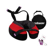 Cabeau The Neck's Evolution tne S3 Travel Travel Pillow Memory Foam Avin almohada - Almohada del cuello con correas de accesorio - Soporte de 36