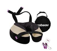 Cabeau The Neck's Evolution tne S3 Travel Travel Pillow Memory Foam Avin almohada - Almohada del cuello con correas de accesorio - Soporte de 36