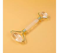 Cabeças duplas Jade Pedra massagem Facial rolo Natural rosa quartzo elevador Corpo relaxamento beleza emagrecimento ferramenta para rosto cuidados com a Pele-I
