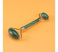 Cabeças duplas Jade Pedra massagem Facial rolo Natural rosa quartzo elevador Corpo relaxamento beleza emagrecimento ferramenta para rosto cuidados com a Pele-F