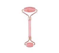 Cabeças duplas Jade Pedra massagem Facial rolo Natural rosa quartzo elevador Corpo relaxamento beleza emagrecimento ferramenta para rosto cuidados com a Pele-E