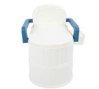 Cabecera Azul Inodoro Apoyabrazos Soft Pu Amortiguación Deslizamiento Doble Cubierta Cabecera Orinal Adultos