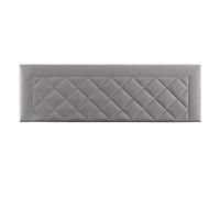 Cabecero 145x50x7 | häusbed | cabecero tapizado domus | para cama de 120, 135 y 140 | anclaje en pared | microfibra aquaclean gris