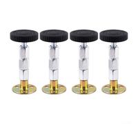 Cabecero ajustable estabilizador para camas, acero inoxidable y dispositivo anti-vibración PP con absorción de golpes, reducción de ruido, rango de 33-111 mm (4 piezas)