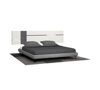 Cabecero ataneq air leds blanco - grafito 260 x 60 x 4 cm 4 cm