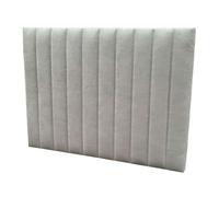 Miroytengo Cabecero Bursa para Dormitorio Matrimonio Tapizado Marco DM Color Gris Claro 165cm