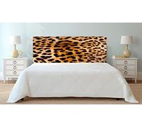 Cabecero Cama PVC Impresión Digital Piel Leopardo Multicolor 150 x 60 cm | Disponible en Varias Medidas | Cabecero Ligero, Elegante, Resistente y Económico