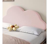Cabecero con Forma de Nube Francesa, Cojín Removible y Lavable, Cabecero Lindo en Forma de Nube, Almohadilla Suave para la Cabecera, Gran Respaldo Pink 150 * 65 * 10 cm(59.06 * 25.59 * 3.94 in)