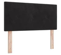 Cabecero con tiras de luces de 90 cm - Funda de terciopelo moderno para dormitorio con iluminación, fácil montaje, ideal para espacios pequeños