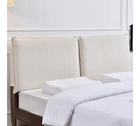 Cabecero Cubierta Cojín Almohada Individual/Doble/Queen/King Size Espesamiento Funda Para Cabeceros De Cama, Almohadas Para Cabecera De Cuña, Madera/Hierro, Protectora Polvo(Size:Paste 90×60×10cm,Colo