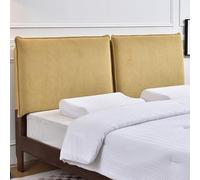 Cabecero Cubierta Cojín Almohada Individual/Doble/Queen/King Size Espesamiento Funda Para Cabeceros De Cama, Almohadas Para Cabecera De Cuña, Madera/Hierro, Protectora Polvo(Size:Straps 160 ×60×10cm,C
